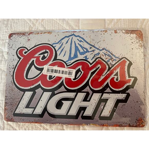 Coors Light tin sign - Picture 1 of 2